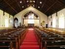 The interior of the church